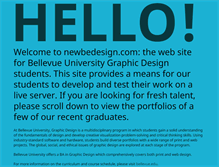 Tablet Screenshot of newbedesign.com